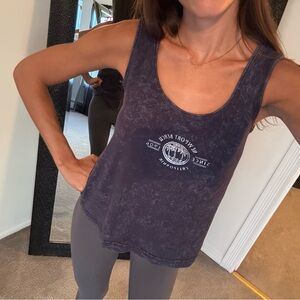 Women's Sleeveless Top in Washed Black